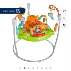 Fisher-Price Baby Bouncer Tiger Time Jumperoo Activity Center