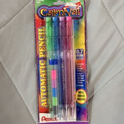 New Pentel Carnival 4pk Mechanical Pencils 