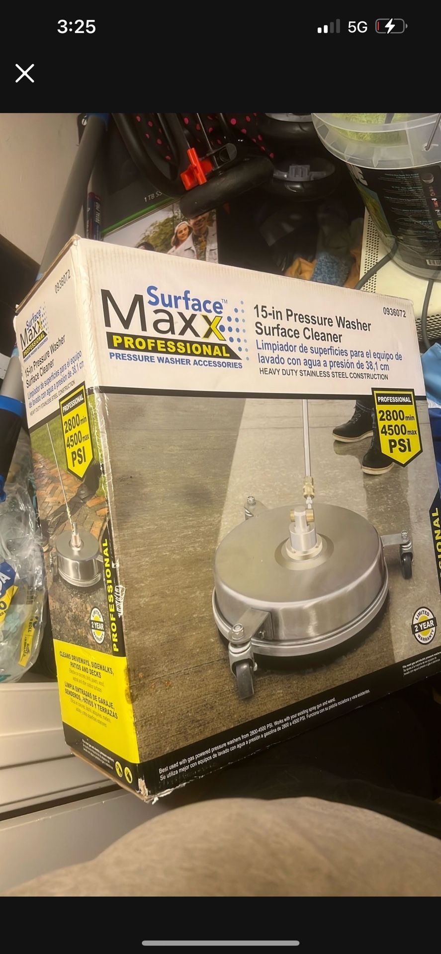 Pressure Wash Surface Cleaner 