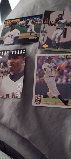 Baseball Barry Bonds bundle of 4 cards cash porch pickup Redmond