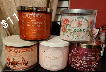 Bath Body 3 Wick Candles 