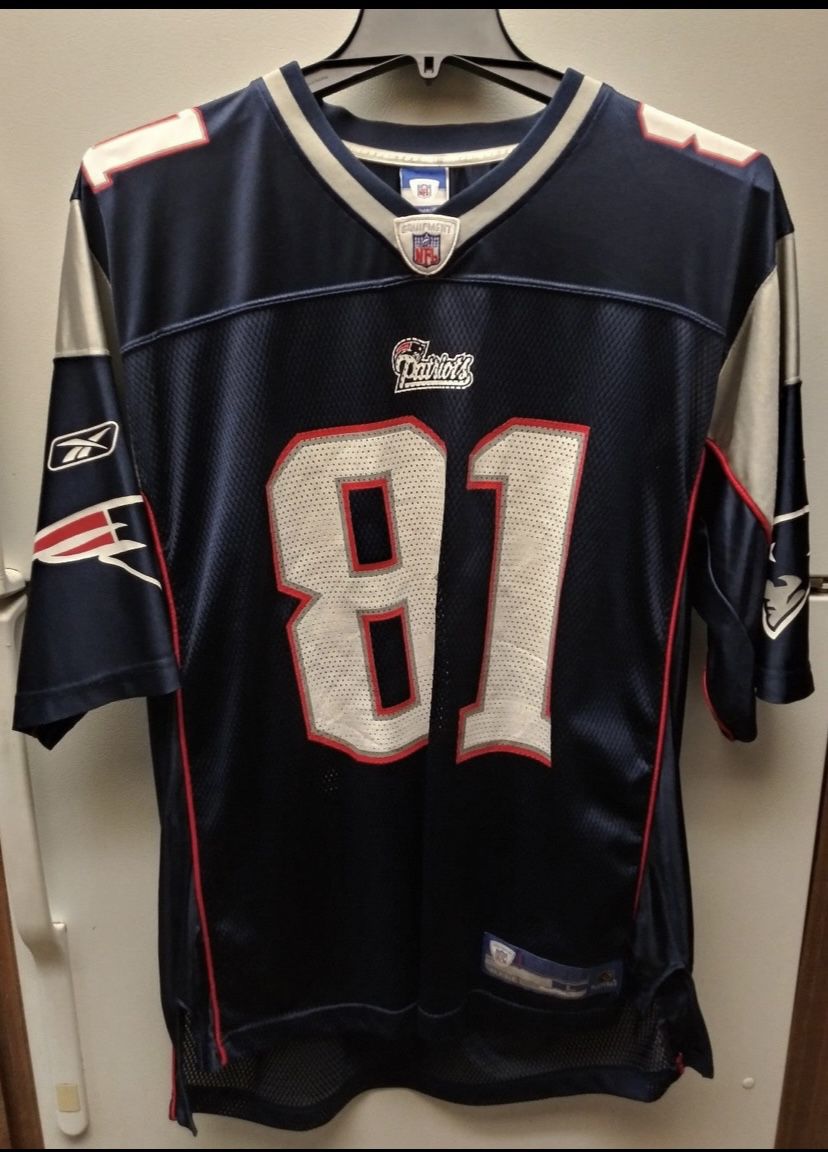 New England Patriots Jersey Large NFL Football Fast Shipping Reebok Fast Ship L