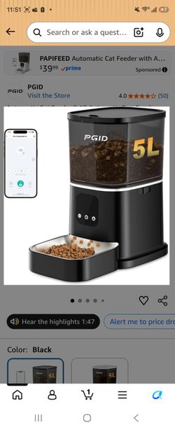 PGID AUTOMATIC CAT FEEDER BRAND NEW