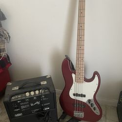 electricBass+ amp set up