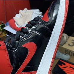 Air Forces And Jordan 1 Patent Bred Size 6 And 6.5 Men 