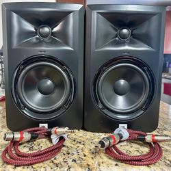 (Pair) Of JBL LSR 305 Studio Monitors 