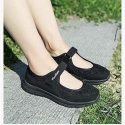 Mary Jane Women Shoes Casual Breathable Non Slip Sneakers, size US 9.5 - NEW