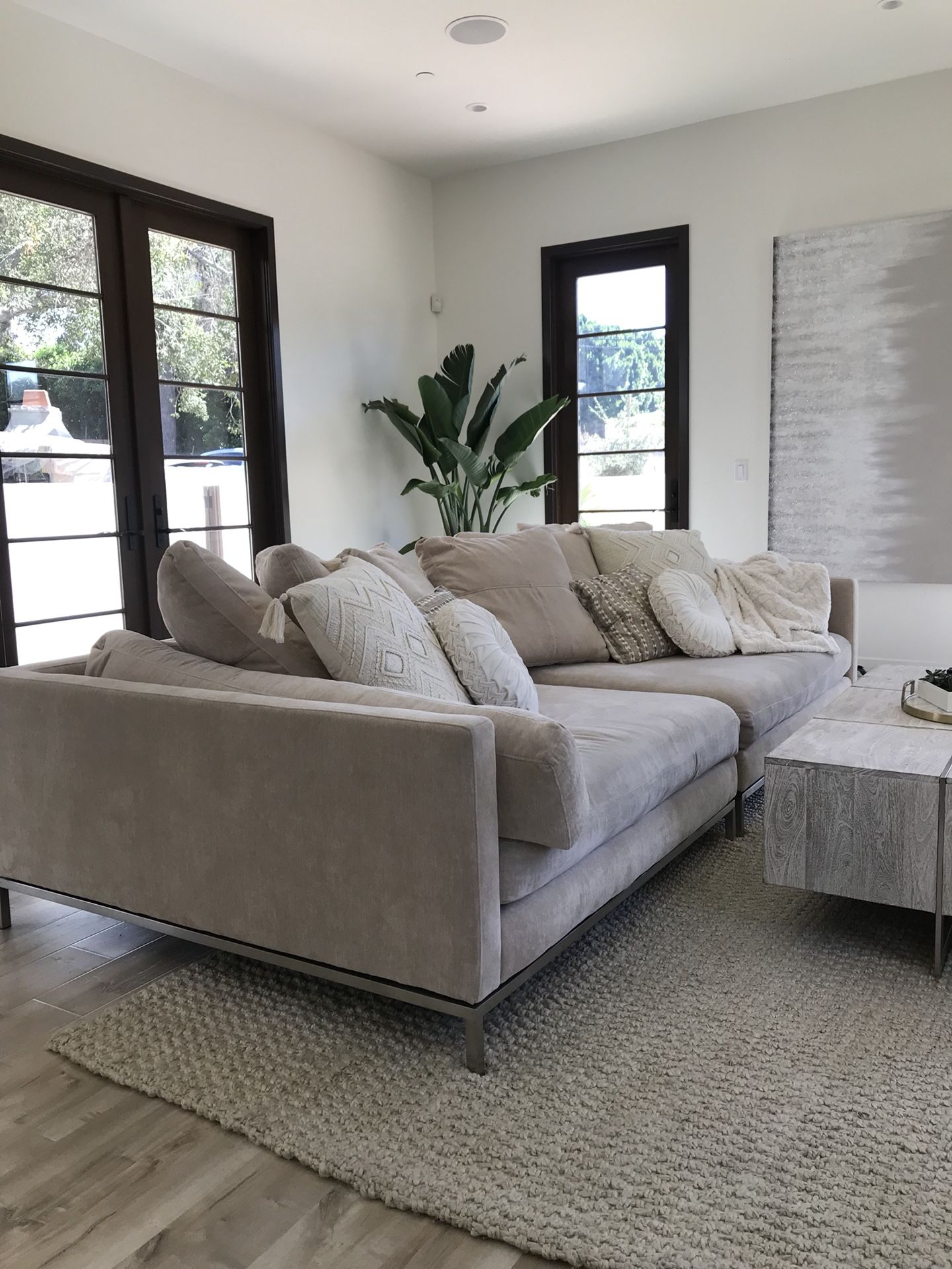 The most comfy extra deep sofa for your family room for Sale in