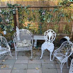 Gorgeous Vintage Cast Iron 6 Piece Set 