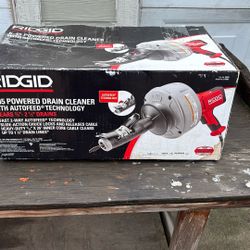 RIDGID POWERED DRAIN CLEANER 