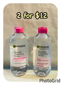 (2) Garnier Micellar Cleansing Water 13.5 fl oz each. 2 for $12‼️
