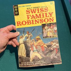Walt Disney Swiss Family Robinson Vintage Silver Age Comic Gold Key 1960 