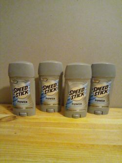 Speed Stick power unscented deodorant 3 oz 2 /$4