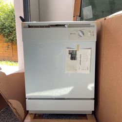 New 24” White Americana (Made By GE) Dishwasher