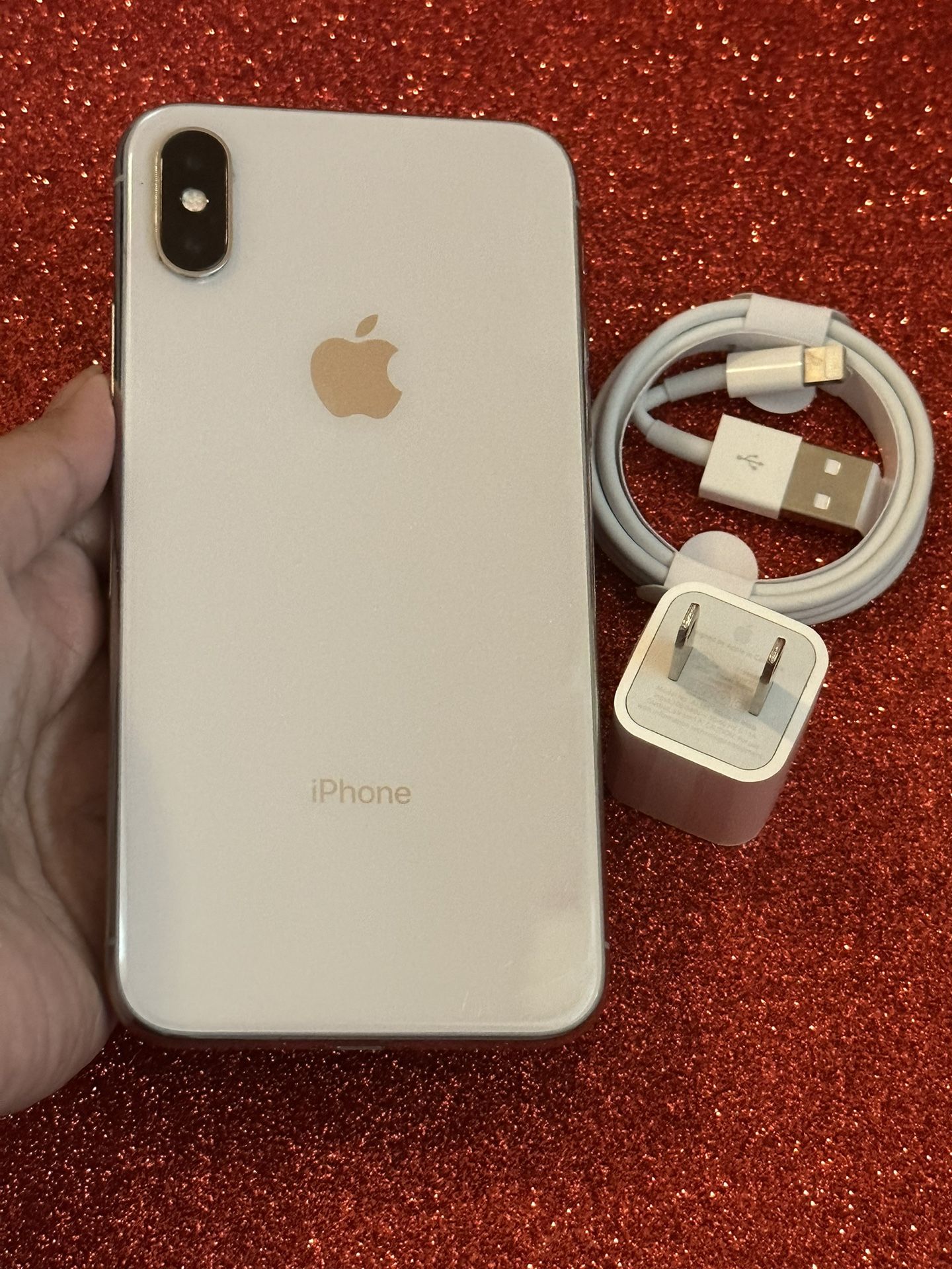 IPhone X (64gb) White UNLOCKED❌NO FACE ID WORKS