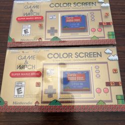 Nintendo Game And Watch Super Mario Bros Color Screen BRAND NEW