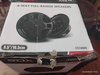 Sondpex CS16065 300W 6.5" 4-Way Car Speakers (Pair)