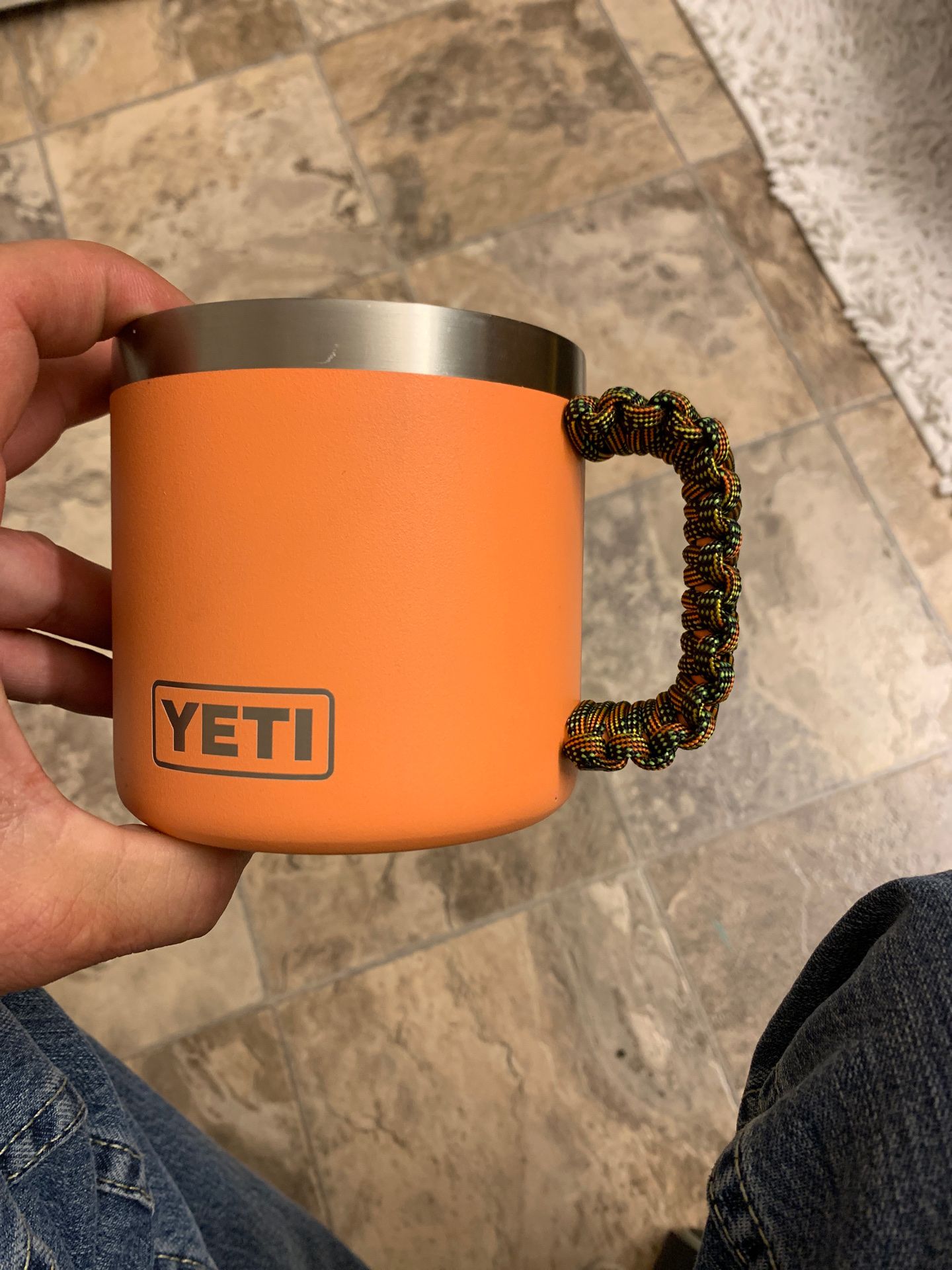 Paracord 550 mug handle wrap