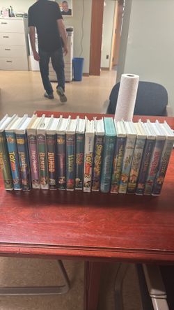 VHS cassettes