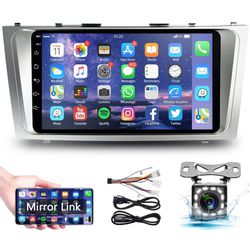 for Toyota Camry 2006 2007 2008 2009 2010 2011 Android Car Stereo for Toyota Camry 9'' HD Touch Screen Car Radio with Mirror Link, WiFi, GPS Navigatio