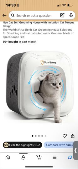 Brand New PawSwing Neo Cat Self Grooming House