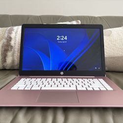 HP Stream Rose Gold Touchscreen Laptop
