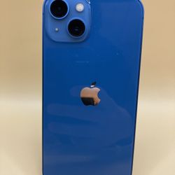 iPhone 13 128gb For Cricket Blue Battery Health 100% Under Warranty! 
