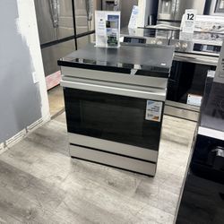 🔥Samsung BESPOKE White Glass Induction Range🔥