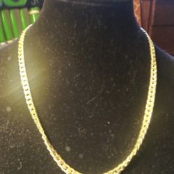 22in Cubin Chain Gold Plated