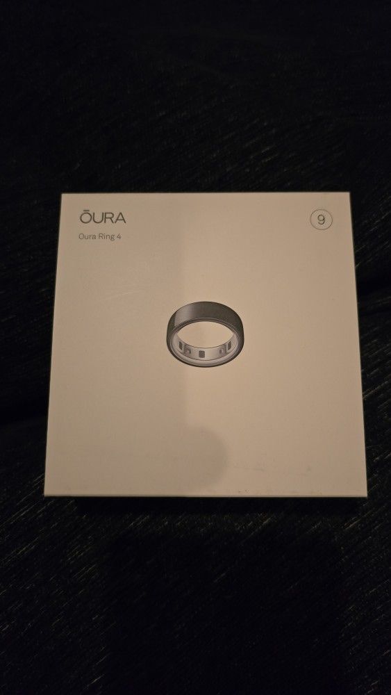 Oura Ring 4 Black Size 9