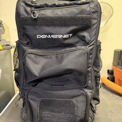 Powernet softball & baseball rolling/ backpack for gear 4 bats
