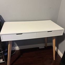 White Vanity Desk