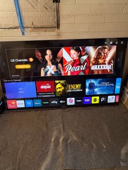 LG tv  85in tv