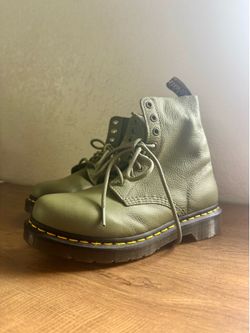 Olive Doc Martens