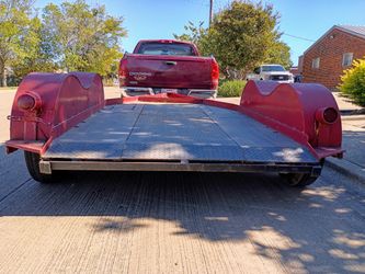 Very Nice All Iron Double Axle Trailer!