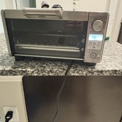 Breville BOV450XL Mini Smart Countertop Oven and Toaster Oven, Small, Brushed Stainless Steel     