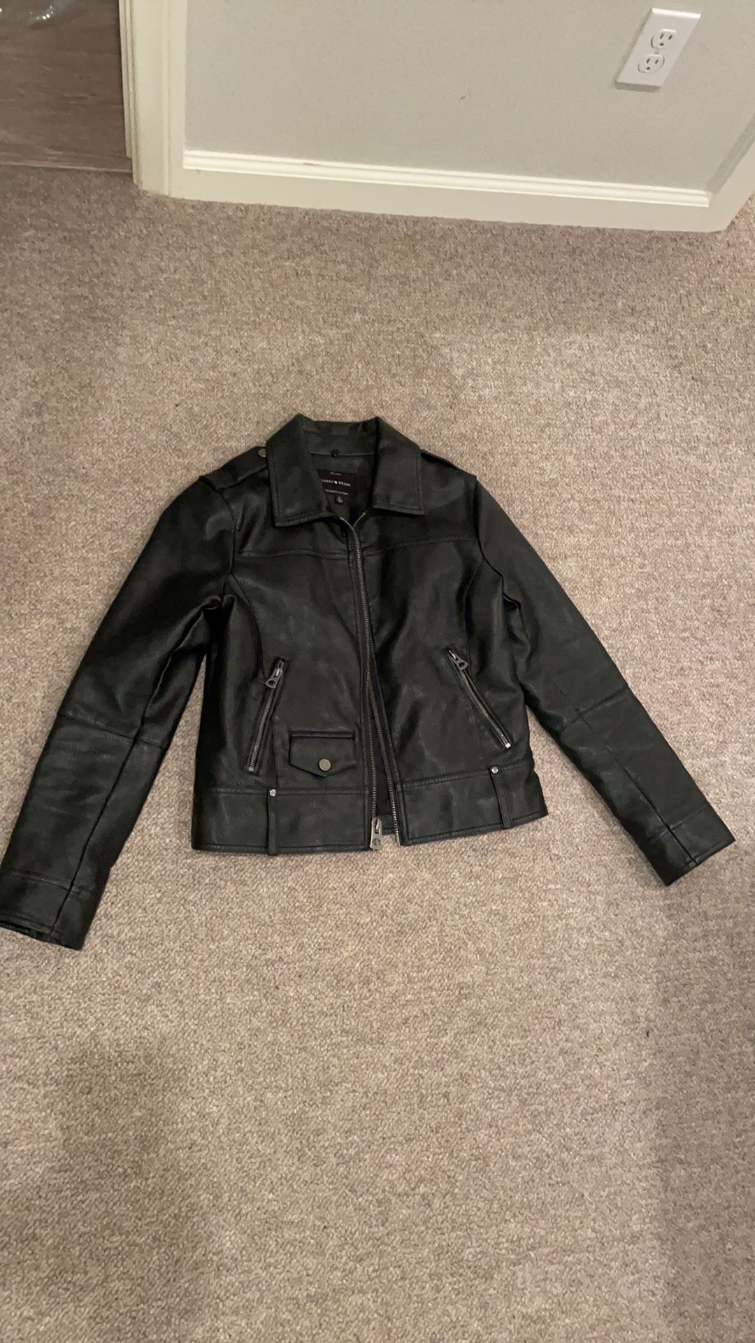 Lucky Brand Faux Leather Jacket