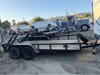 14 foot flat bed trailer