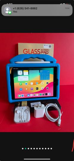 Apple IPad 6th Generation (9.7” Retina / Touch ID) 32GB with kids protective case, Pen & Accessories (128GB $160)