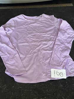 Ibkul Lavender Long Sleeve Top