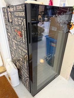 Newair apartment size refrigerator works well.  Beverage refrigerator