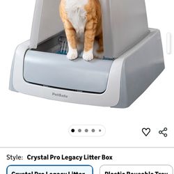 Scoop free robot litter box