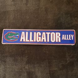Metal Florida Gators Sign 