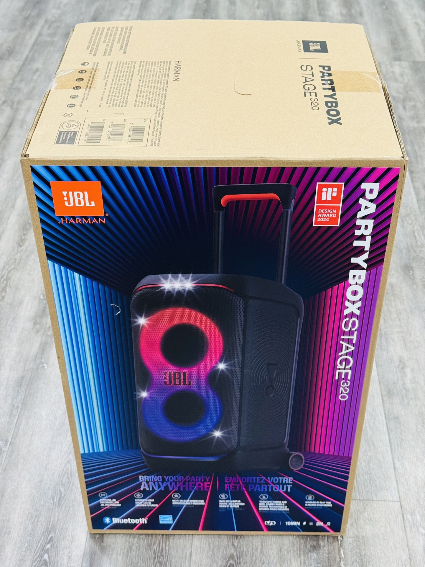 Jbl partybox 320 speaker blues bocinas parlantes equipos de música