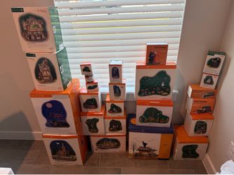 Entire Department 56 Halloween Village