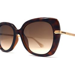 JIMMY CHOO women's LUDI/ S NOK S1 Tortoise Sunglasses Havana Frames 53-18-140