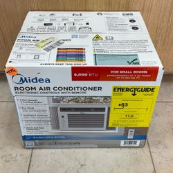 MIDEA ROOM AIR CONDITIONER ELECTRONIC CONTROLS WITH REMOTE.