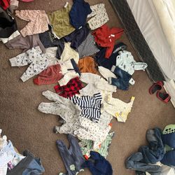 Baby clothes 0-3 months & 3 month clothing lot