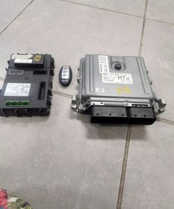 INFINITI Q60 2.0L TURBO ENGINE & BODY CONTROL MODULE ECM BCM W/ KEY FOB NEC03406