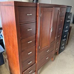 58 X 58 Custom Made Solid Armoire 